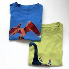 GU 恐竜　Tシャツ2枚セット　120cm