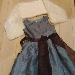 キッズ 子供ドレス ＆ ストール セット サイズ140 ピアノ発表会★ 結婚式