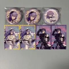 星導ショウ 缶バッジ フォト風カード サンリオ