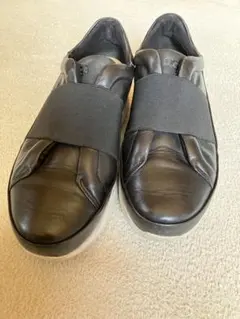 UGG アグ LIBU リブ レザースニーカー 黒 ブラック 24.0cm
