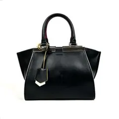美品】フェンディ プチトロワジュール ハンドバッグ 2WAY レザー