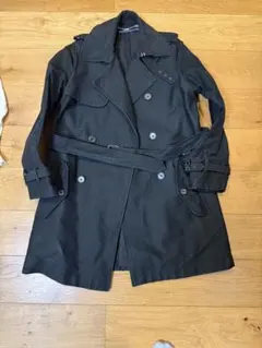 Ralph Lauren ブラック トレンチコート　165cmサイズ
