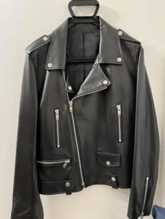 イタリアンラムスキン ダブルライダースジャケット