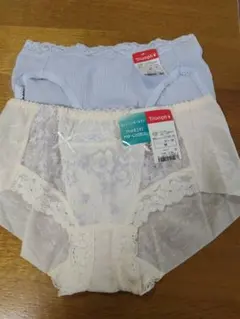 新品Triumph ショーツセット Mサイズ ブルー クリーム