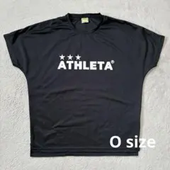 ATHLETA アスレタ 半袖 プラクティスシャツ ブラック O バックプリントのサムネイル