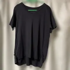 BAYFLOW。Vネック半袖 Tシャツ(ブラック)のサムネイル