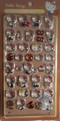 Hello Kitty ボンボンドロップシール 48枚セット