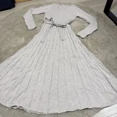 GRL リブニット 원피스 ベージュ Mサイズ