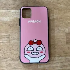 カカオフレンズ　アピーチ　iPhone11 スマホケース