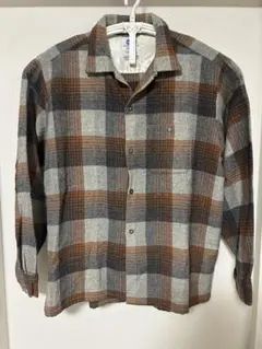 希少 50’s USA製 ビンテージシャツ ピルグリム　ウールシャツ