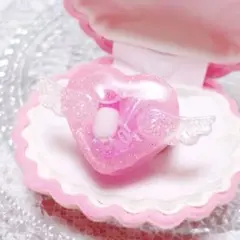 ♡Angel Heart Medicineリング♡ ピンク　ハンドメイド