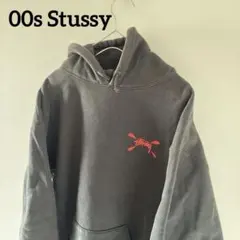 フェード00sStussyステューシープルオーバースウェットパーカーメンズ長袖