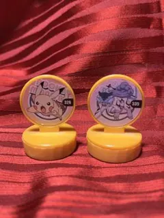 値下げ　ポケモン ピカチュウ　ライコウ　スタンプ 2個セット 326 335