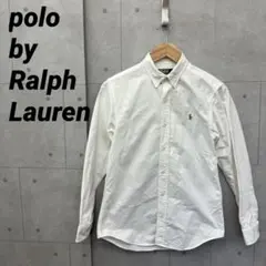 polo by Ralph Lauren 長袖シャツ ボタンダウン 170 白