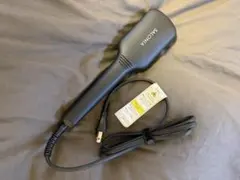 SALONIA ブラック ブラシヘアアイロン