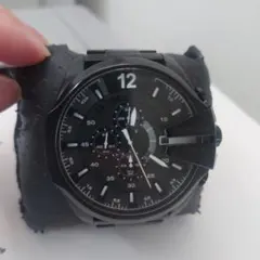DIESEL クロノグラフ 腕時計 DZ-4283 ブラック メガチーフ