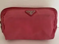 PRADA ナイロン ポーチ ピンク