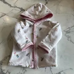 ラルフローレン　ピンク フード付き カーディガン