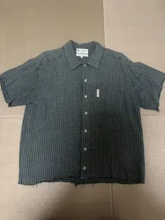 Columbia チェック柄 半袖シャツ
