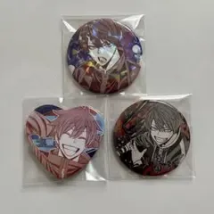 桃源暗鬼 ホログラム缶バッジ マズル ハート缶バッジ 丸缶バッジ 一ノ瀬四季