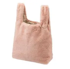 GU フェイクファートートバッグ　フリース　かわいい　手提げ