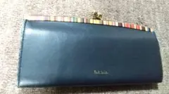 【限定セール実施中】Paul Smith ダークブルー 長財布