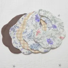No.407 ハンドメイドもくもくスタイ5枚セット