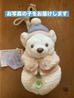 新品タグ付き　ダッフィー　ショルダーバッグ　シークレットオブスノーウィーデイ