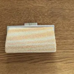 昭和レトロ ビーズ がま口 ミニ財布