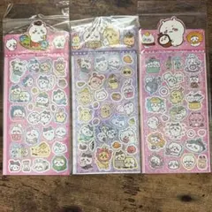 ちいかわ　うさぎ　ハチワレ　ホログラムシール　3枚セット