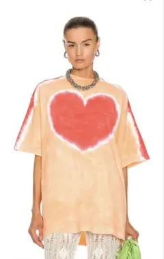 Acne studios アクネ ストゥディオス ハートモチーフタイダイTシャツ
