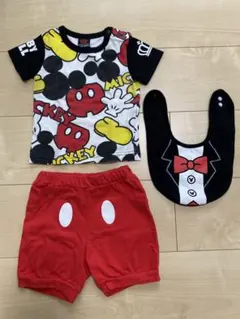 BABYDOLL ミッキー　Tシャツ、ズボン、スタイ