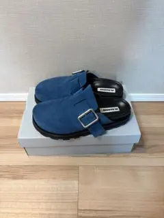 JIL SANDER+ スエード サボサンダル ブルー　39のサムネイル