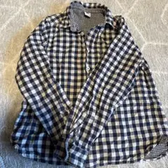 PETIT BATEAU チェック柄 長袖シャツ120