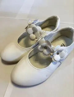 ホワイト フォーマルシューズ19.5