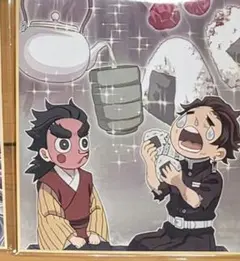 鬼滅の刃　複製ミニ色紙　竈門炭治郎　小鉄