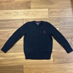 Polo Ralph Lauren ネイビー ケーブルニットセーター S/P