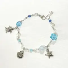 海 夏 マリン ブレスレット ハンドメイド