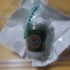 TULLY'S COFFEE 25ホイップミニカップキーチェーン(グリーン)