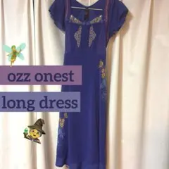 ozzonest オッズオン オッズネスト チャイナ風ワンピースdress 青紫のサムネイル