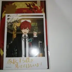 あんスタ コレクション缶バッジ特典 歌詞カード バースデーカード