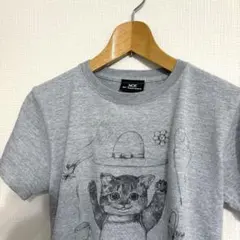 ヒグチユウコ MOE 40周年 きせかえねこ Tシャツ グレー S 猫 限定