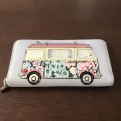 Kate spade ケイトスペイド　バスデザイン 長財布 水色ラウンドzipのサムネイル