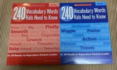 (2冊)240Vocabulary Words 1〜2英語絵本