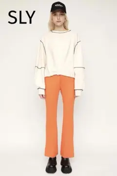 SLY＊フレアパンツ　オレンジ　Sサイズ