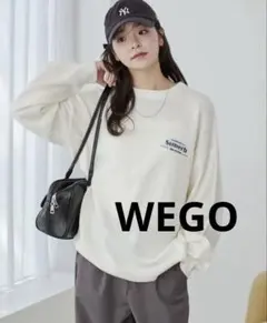 WEGO/グラフィックニットBIGプルオーバー