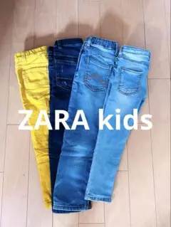 男の子　デニム　長ズボン4着セットまとめ売り　110㎝　jogger&denim