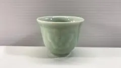 中国青磁 中国古玩 青磁しゃく 高さ9.3㎝ 東Y6-0708① 中国古玩 青磁水注