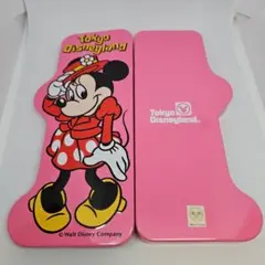 東京ディズニーランド　ミニー　ミニーマウス　缶ペンケース