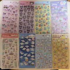 サンリオ　ぷくっとシール　ダイソー　8種セット